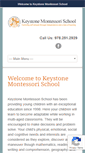 Mobile Screenshot of keystoneschool.com